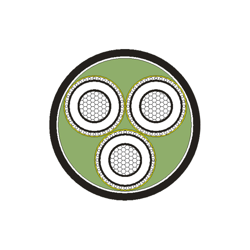 XLPEI-eristetty virtajohto nimellisjännitteelle 3,6/6kV -26/35kV