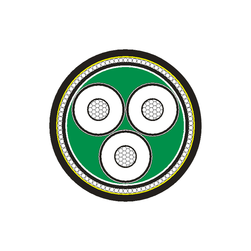 XLPEI-eristetty virtajohto nimellisjännitteelle 3,6/6kV -26/35kV