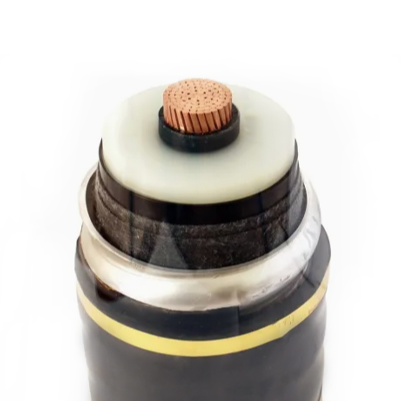 XLPE-eristyskaapeli aallotettu alumiinivaippa nimellisjännitteelle 64/110 kV